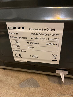 Mikrovlnná rúra - Severin MW 7874 - 4