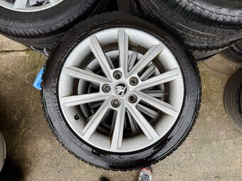 5x112 R17 original SKODA Octavia 3 TERON + zimné pneu 7-8mm - 4