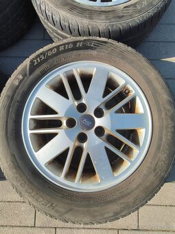 Hliníkové disky + pneu. na Ford, 215/60 R16 - 4