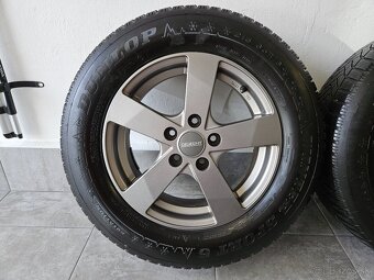 ‼️Alu disky DEZENT 16" +❄️zimné pneu DUNLOP 215/65 R16 - 4