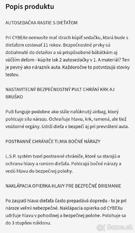 Autosedačka Cybex Pallas 2017 - 4