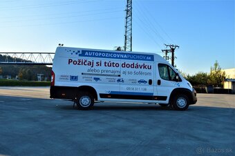 Prenájom dodávky Peugeot BOXER L4H2 – Autopožičovňa Púchov - 4