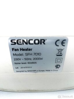 TEPLOVZDUŠNÝ VENTILÁTOR OHRIEVAČ SENCOR SFH 7010 1000/2000 W - 4