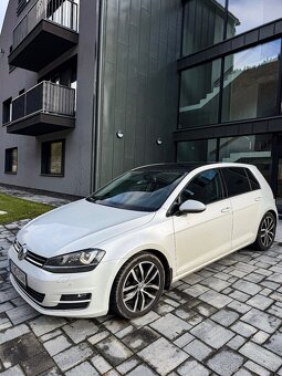 Volkswagen Golf VII 2.0 TDi 110KW 4x4 biela perleť,panoráma - 4