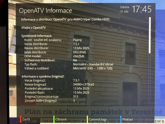 Sat+DVB-T Amiko Viper Combo - Enigma2 s HDD 320GB - 4