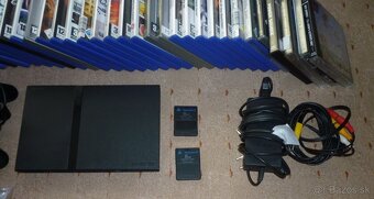 Predám - Sony  PlayStation 2 SLIM PS2 + 33 rôznych Hier - 4