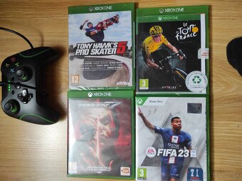 Predám Xbox One, hry, volant, externý disk - 4