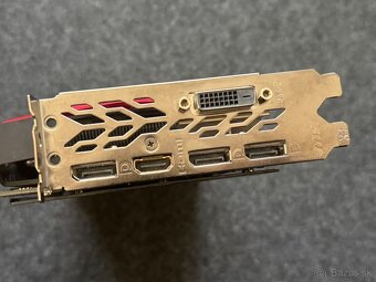Predám grafickú kartu MSI GeForce GTX 1070 GAMING X 8G - 4