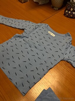 Tričká s dlhým rukávom, 2ks, veľkosť 80, top stav - 4