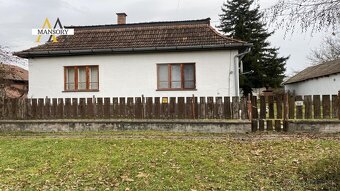 Na predaj 4 izbový rodinný dom za 33 000 eur na pozemku 174 - 4