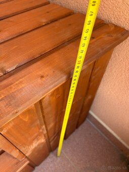 Masívne schodíky ku drevenej kádi (HotTub) – smrekové - 4