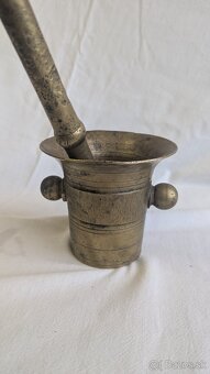 Predám 2 mosadzné mažiare - 4