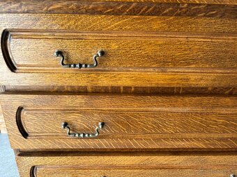 Rustikálna šupliková komoda - 4