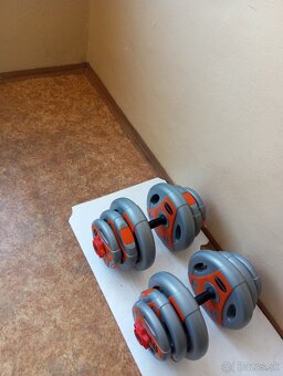 Jednorúčky plastové/cementové INSPORTLINE 2 x 19 kg - 4