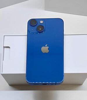 iPhone 13 Blue BATERIE 100% TOP - 4