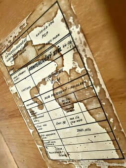 RETRO konferenčný stolík 60's - 4