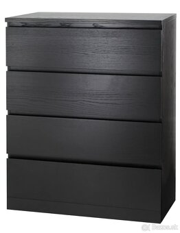 PREDÁM - Nočné stolíky a komodu IKEA MALM - 4