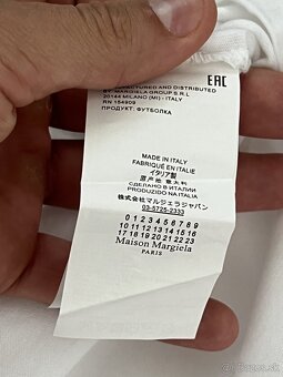 Maison Margiela Biele Tričko - 4