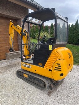 Minibager JCB 8015 + brzdeny prives dopravnik 2600kg - 4