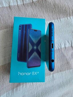 Honor 8x modrý 4/64gb dual sim v zachovalom stave na svoj ve - 4
