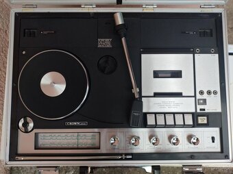 Prenosný mixážny pult v kufri (magnetofón, gramofón, rádio) - 4