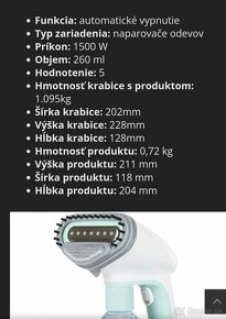 Ručný naparovač odevov - 4