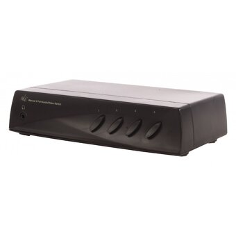 Manual 4-Way Audio/Video Switch/Prepínač – HQSW AV210 - 4