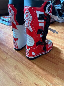 UFO Obsidian Boot Red Motocross - 4