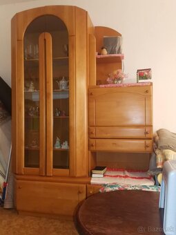 Ubivaciu stenu masív, taburetka starožitna - 4
