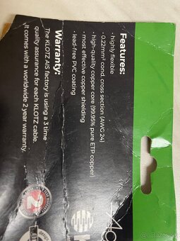 Káble audio zariadenia， 3m, 9,8ft , new - 4