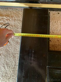 Masívna drevená posteľ tmavohnedá 100x212 - 4