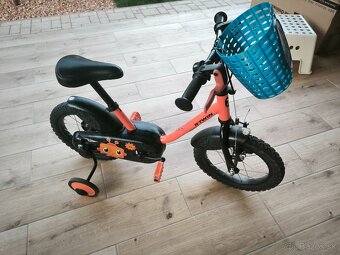 Predám detský bicykel B Twin veľkosť 14 - 4