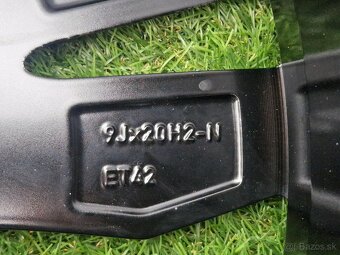 Alu disky Volkswagen R20 5x112 čierne - 4