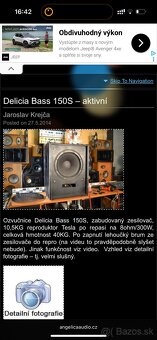 Delicia 150S basový reproduktor - 4