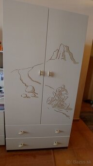 Skriňa a knižnica do detskej izby - 4