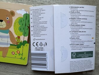 Drevené puzzle Kuniboo macko za 2eur - 4