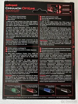 Optický kábel AudioQuest Cinnamon Toslink 1,5 m - 4