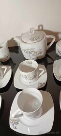 Krásny kvalitný nikdy nepoužitý český porcelán, čajová, kávo - 4