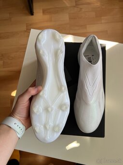 Kopačky Adidas X Crazyfast Elite FG biele - 4