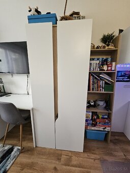 Poschodová posteľ s kancelárskym stolom - 4