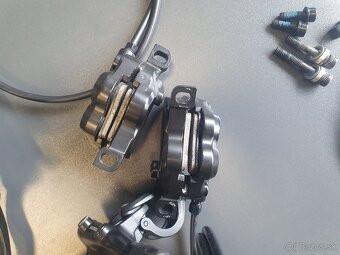 Stvorpiestove kotucove brzdy Shimano + kotuce XT - 4