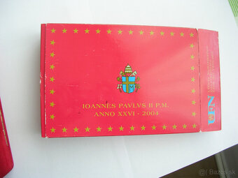 sada VATIKAN 2004 pápež Ján Pavol II.-PROOF s Ag mincou - 4