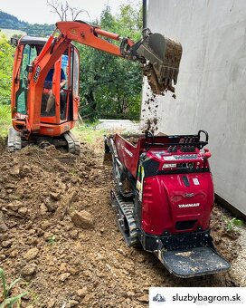 Samonakladací dumper YANMAR C08 HI TIP s vysokým výsypom - 4