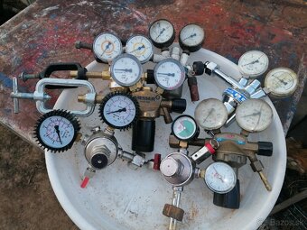 Flase co2, argon, neon, pb, manometre - 4