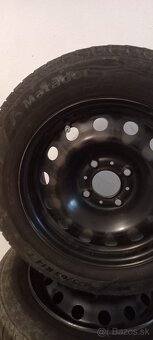 Letné pneumatiky 175/65 R14 + plechové disky rozteč 4x108mm - 4