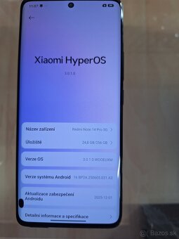 Xiaomi Redmi Note 14 Pro 5G, 8GB/256GB Midnight - 4