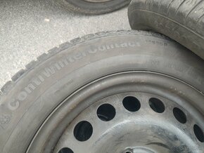 Plechové disky s zimnými pneumatikami Continental 205/60 R16 - 4