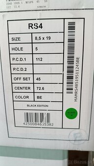 R19 5x112 mm ALU disky MAM RS4 (novinka 2025) - 4