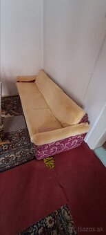 Darujeme za odvoz rozkladací gauč a 2 fotelky - 4