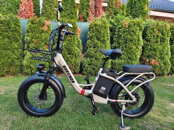 Výkonný mestský ebike Burchda 1000W,31.5Ah,45km/h,200km,nový - 4